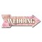 Signmission Wedding Arrow Decal Funny Home Decor 18in Wide D-A-999550 - alternate 1